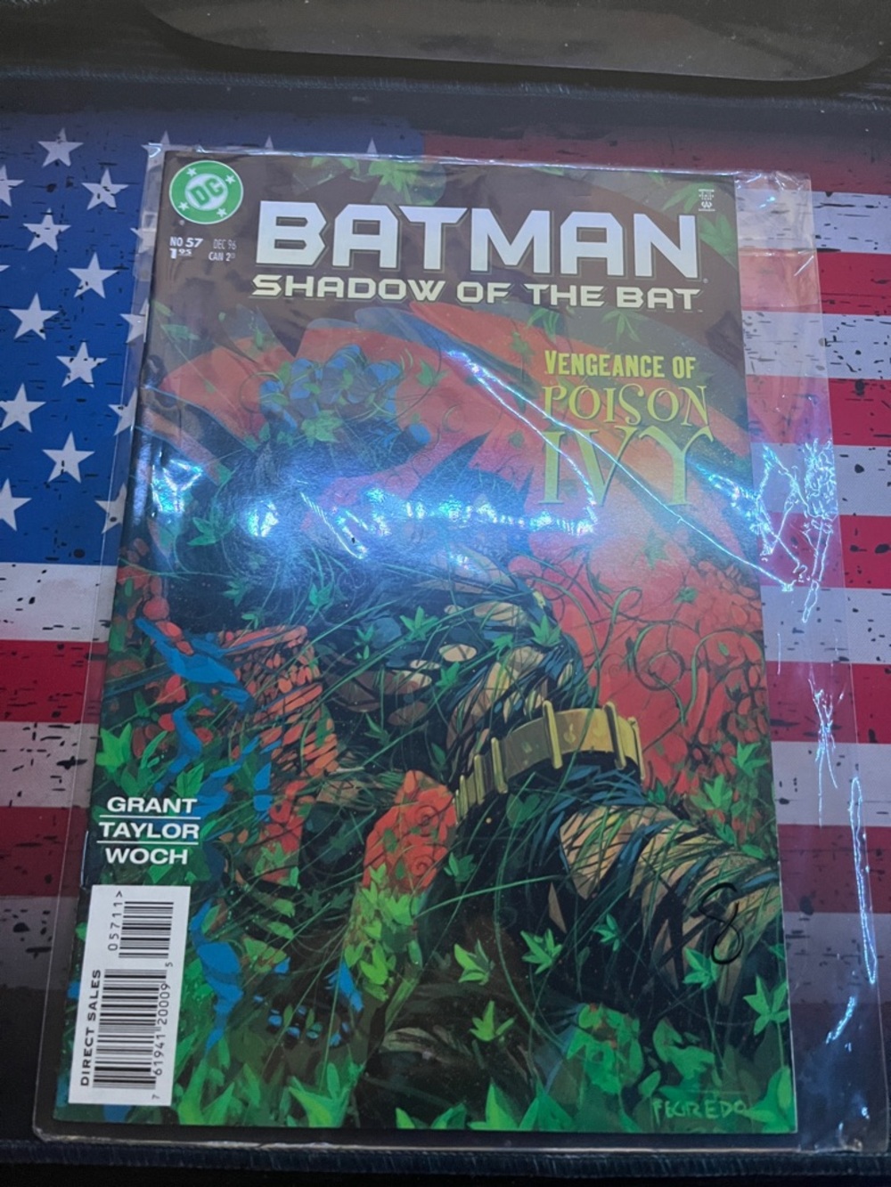 DC Batman Shadow of the Bat - Red and Green Poison Ivy Cover